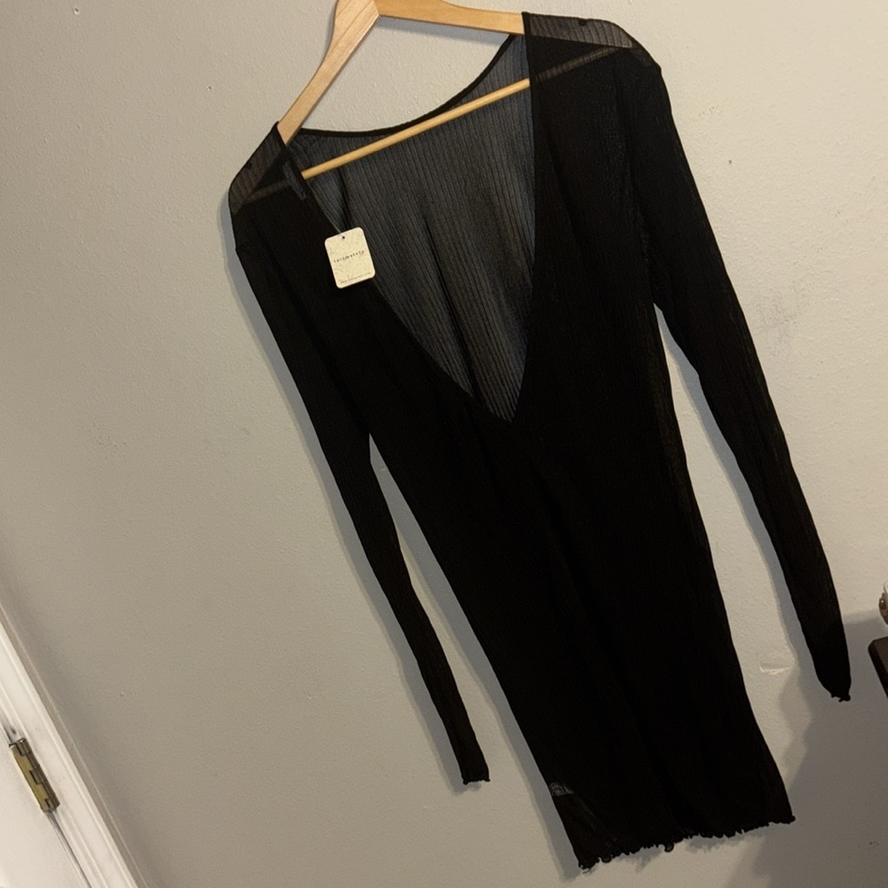 Free People black mini dress